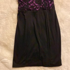 Lily Rose purple and black dress